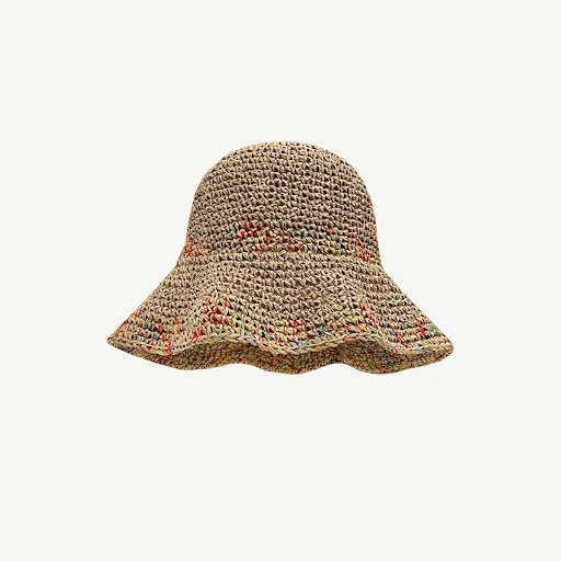 Title 2, Colorful Straw Hat Female Summer Outing Beach H...