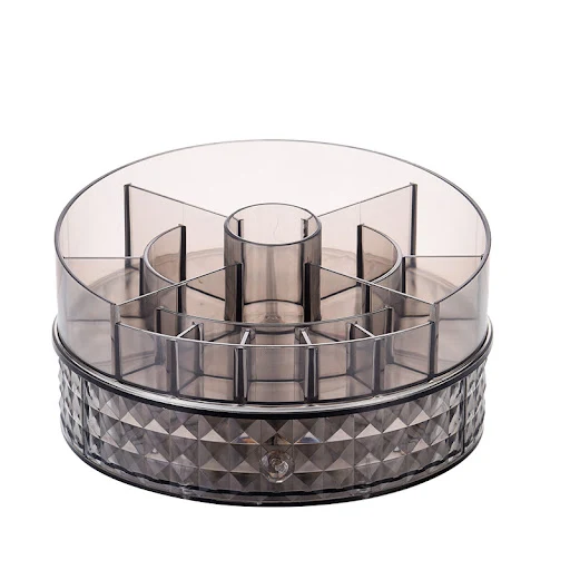 Title 13, 360 Rotating Diamond Pattern Makeup Box. Rotata...