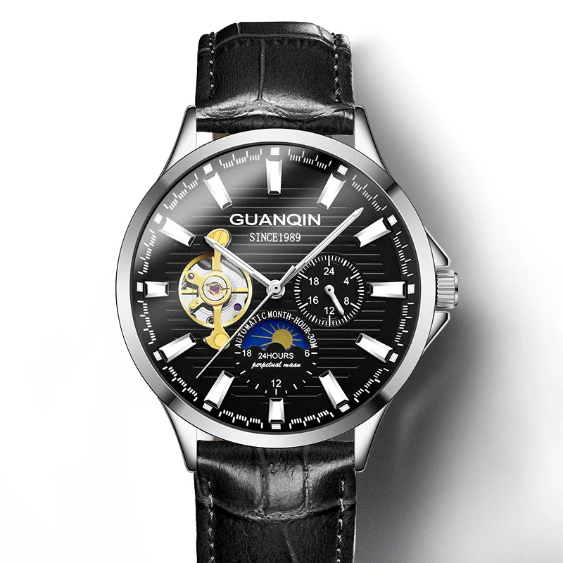 Title 1, Mens Automatic Skeleton Mechanical Watch