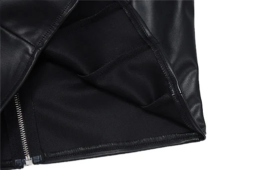 Title 9, European And American PU Leather Square Collar ...
