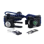 Geflochtenes, verstellbares Survival-Armband aus Paracord – Dein zuverlässiger Begleiter für Outdoor-Abenteuer und Notfälle. — foto 1