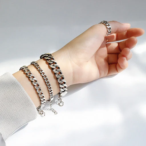 Title 2, S925 Sterling Silver n Chain Chain Flat Chain