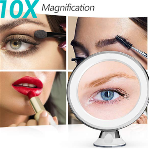 Title 1, 10x Magnifying Makeup Mirror for Flawless Appli...
