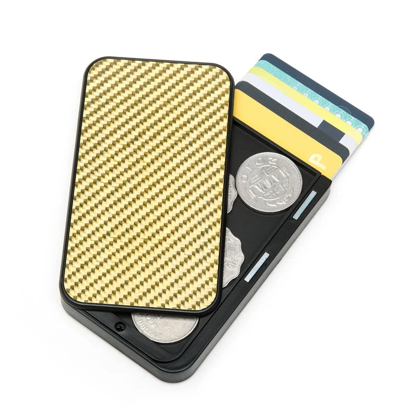 Title 5, Carbon Fiber Pattern Anti-Theft Swipe Credit Ca...