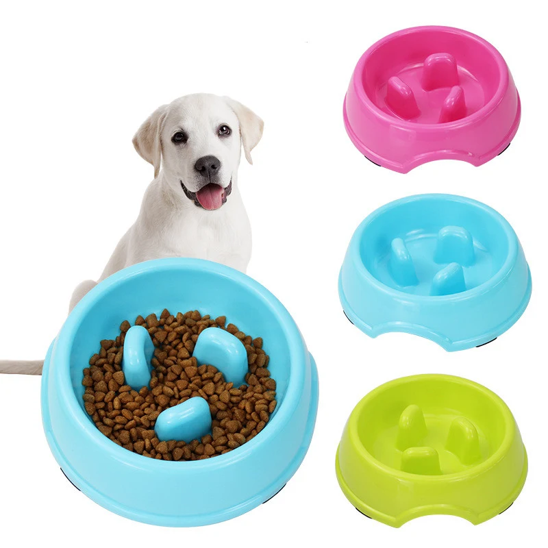 Multi-Color Anti-Choking Pet Slow Food Bowl Anti-Obesity Promotes Healthy Slow Eating Prevents Overeating & Bloating — photo 5