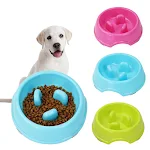 Multi-Color Anti-Choking Pet Slow Food Bowl Anti-Obesity Promotes Healthy Slow Eating Prevents Overeating & Bloating — photo 5