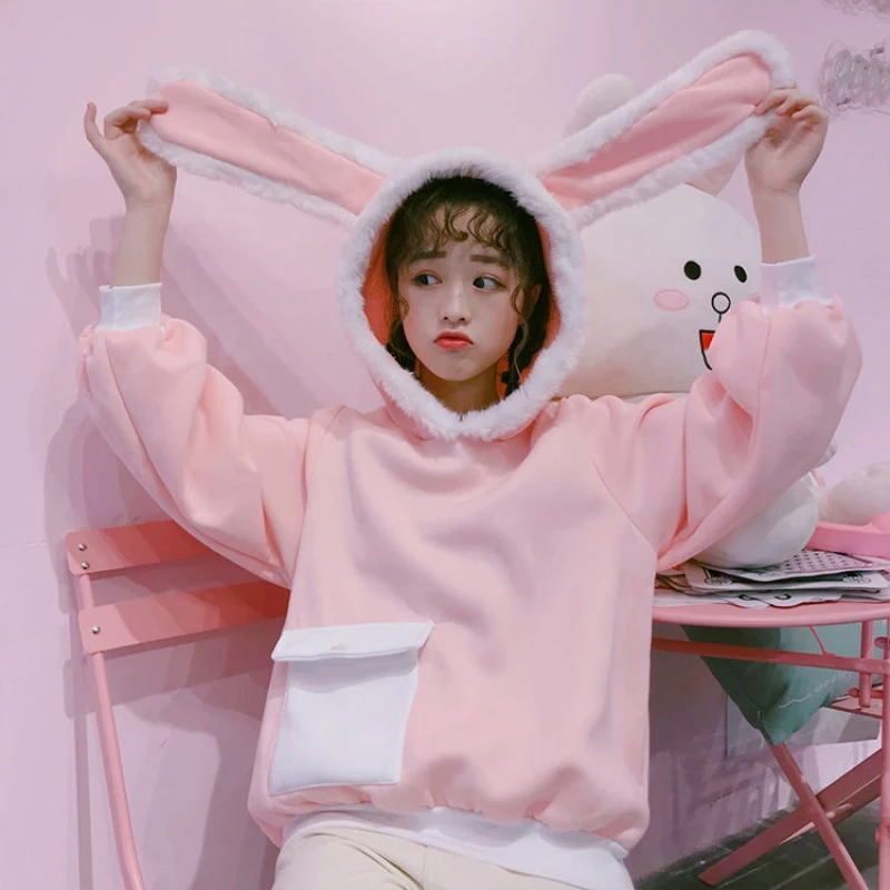 Outono E Inverno Feminino Estilo Coreano Estudantes Soltos — foto 3