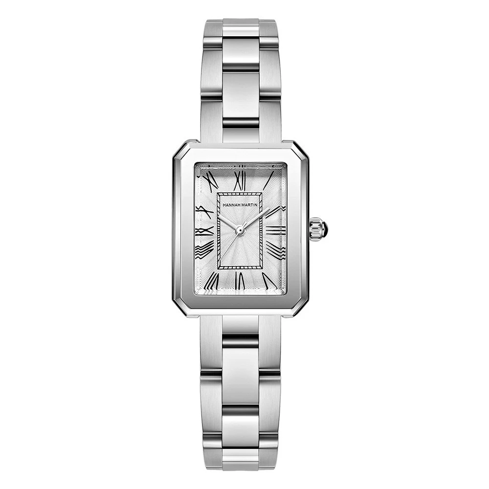 Title 3, Orologio quadrato vintage al quarzo con numeri ...