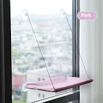 Cat Hammock Suction Cup Window Perch Sun Hanging Bed Nest Swing Balcony Cat Supplies. Give your cat a sunny spot to rela — photo 12