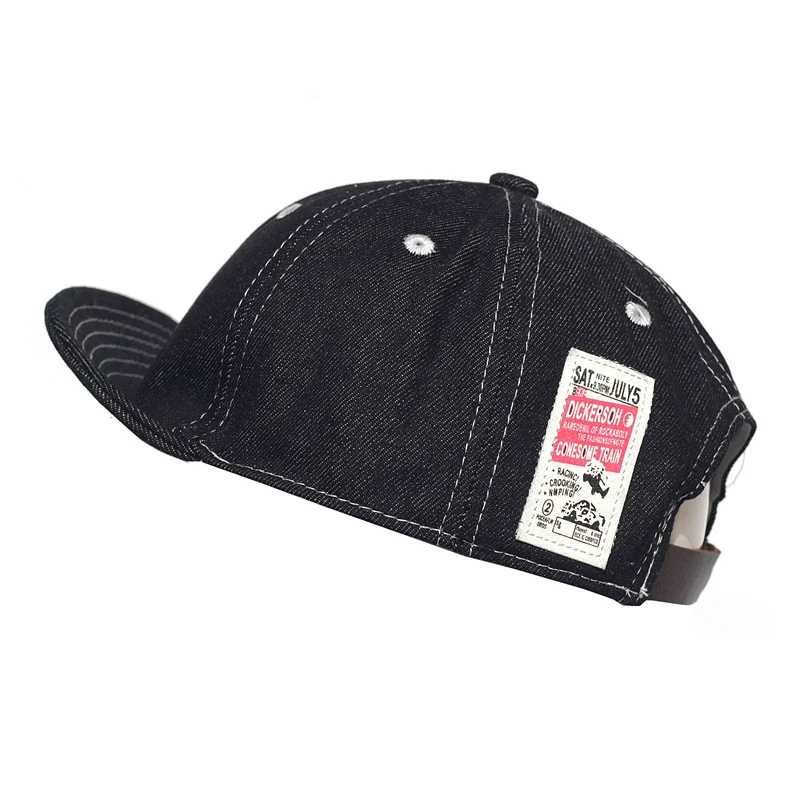 Title 1, Retro Soft Top Short Brim Street Hat for Men, a...