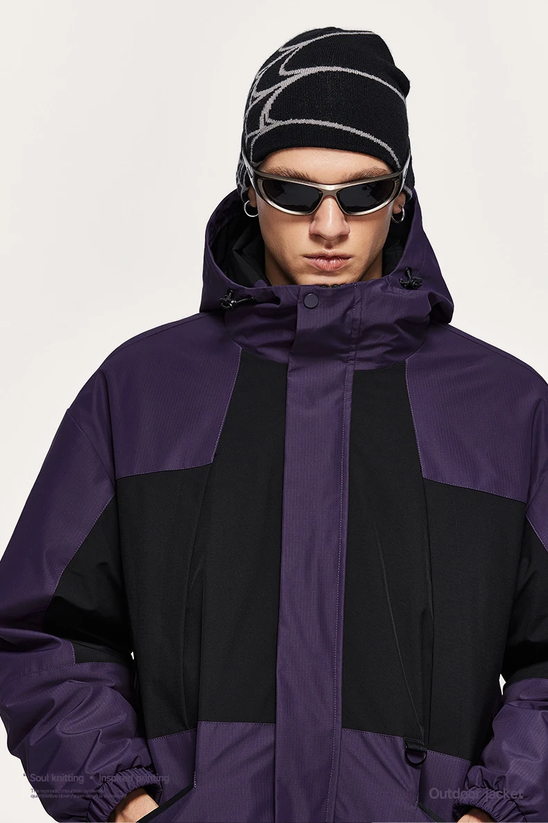 Title 19, Outdoor 3-in-1 Fleece-Lined Thickened Removable...