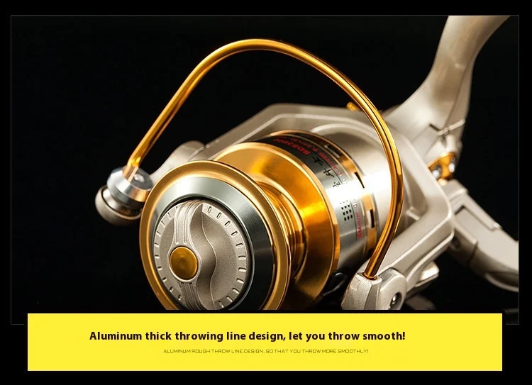 Title 1, Metal Toe Cap Lure Fishing Reel offers durabili...