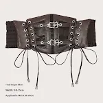 Brown Silver Buckle
