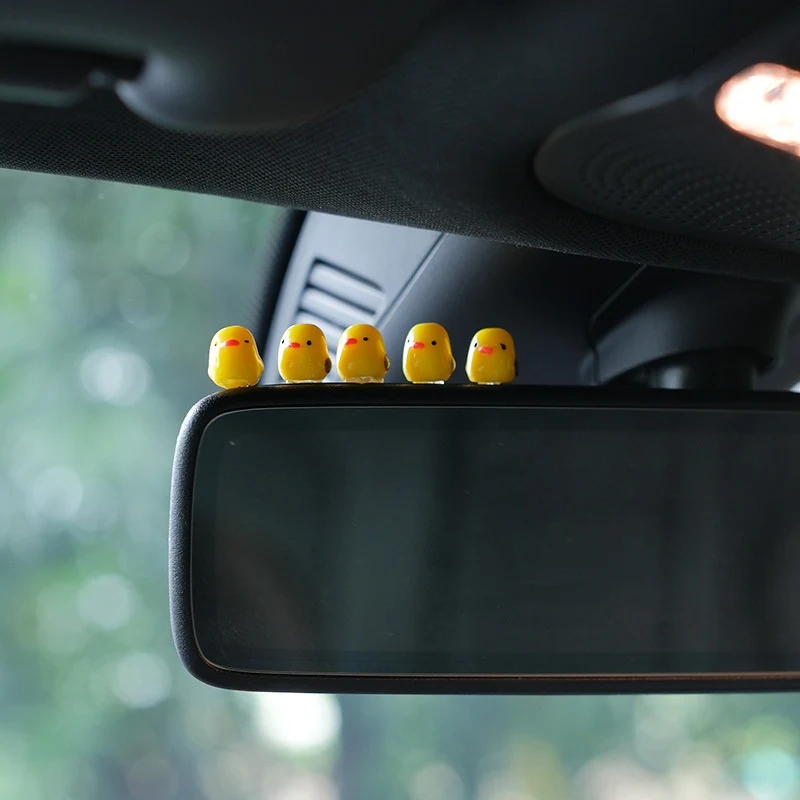 Car Mini Cute Yellow Duck Center Console Ornament, a fun and adorable car accessory that adds a touch of personality and — photo 7