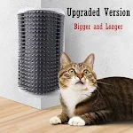 Cat Brush Comb Cat Toy with Catnip Cat Wall Brush Corner Cat Massage Self Groomer Comb Brush Cat Rubs with A Tickling Co — photo 1