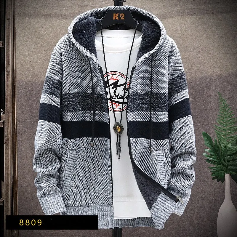 Knit sweater long sleeve sweater coat cardigan — photo 4