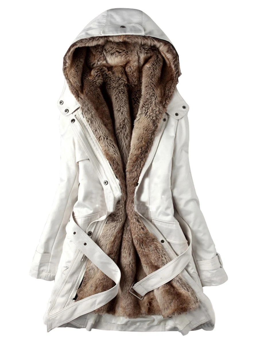 Women's casual basic coat, warm cotton winter jacket, long sleeve parka, jaqueta feminina, perfect for cold weather and — photo 3