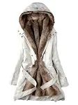 Women's casual basic coat, warm cotton winter jacket, long sleeve parka, jaqueta feminina, perfect for cold weather and — photo 3