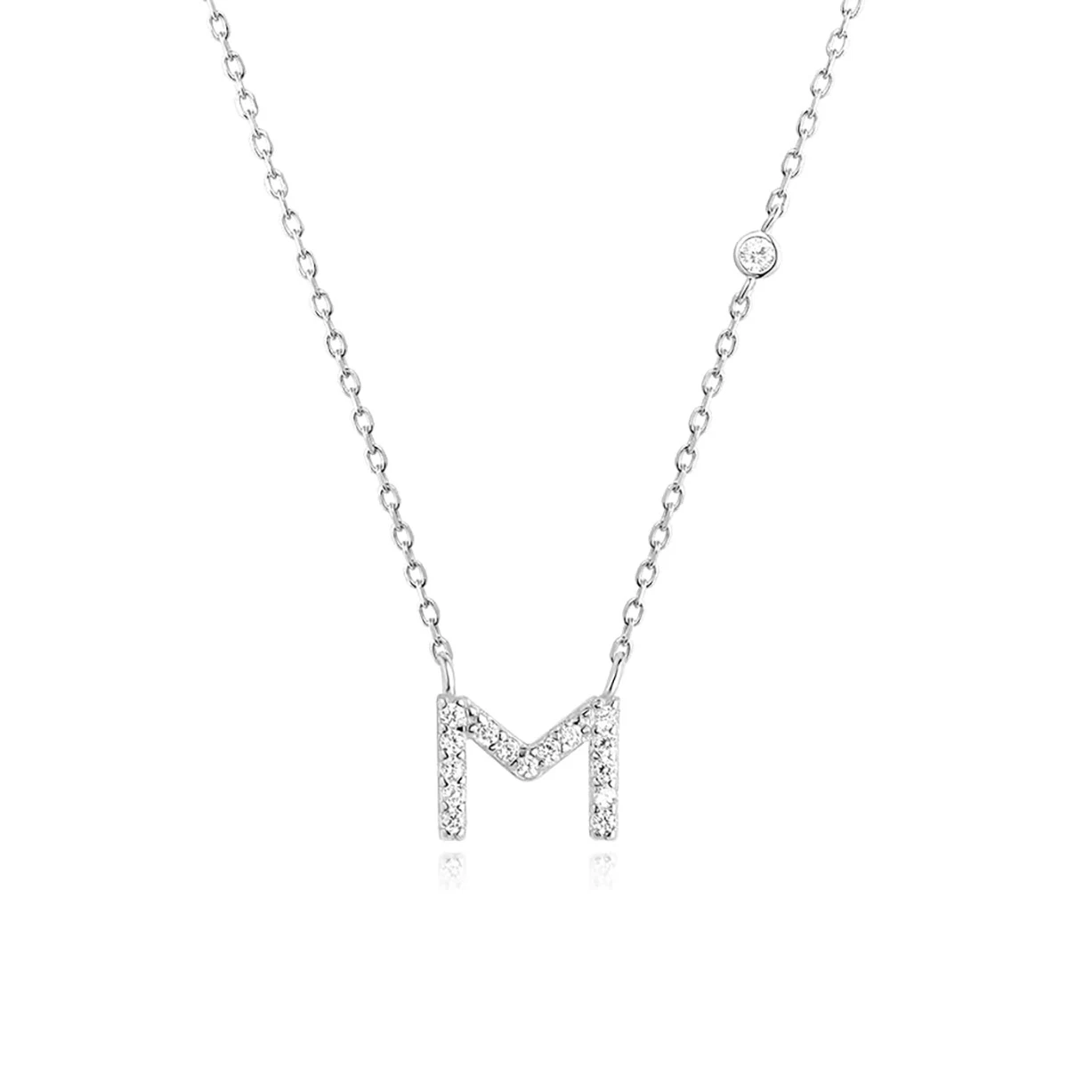 Colar de letras A-Z com 26 letras douradas de luxo com pingente CZ para mulheres, um lindo colar com iniciais e nome ideal para festas da moda. — foto 10