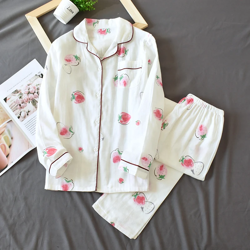 Women's Sleepwear Pure Cotton Gauze. Soft, breathable and comfortable for peaceful nights. Perfect for a cool and restfu — photo 6