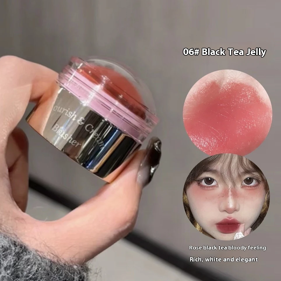 Popular Blush Mud Cream Color Expansion Monochrome Blush Chin Contractive Color Milk Powder Natural Matte Female — photo 2