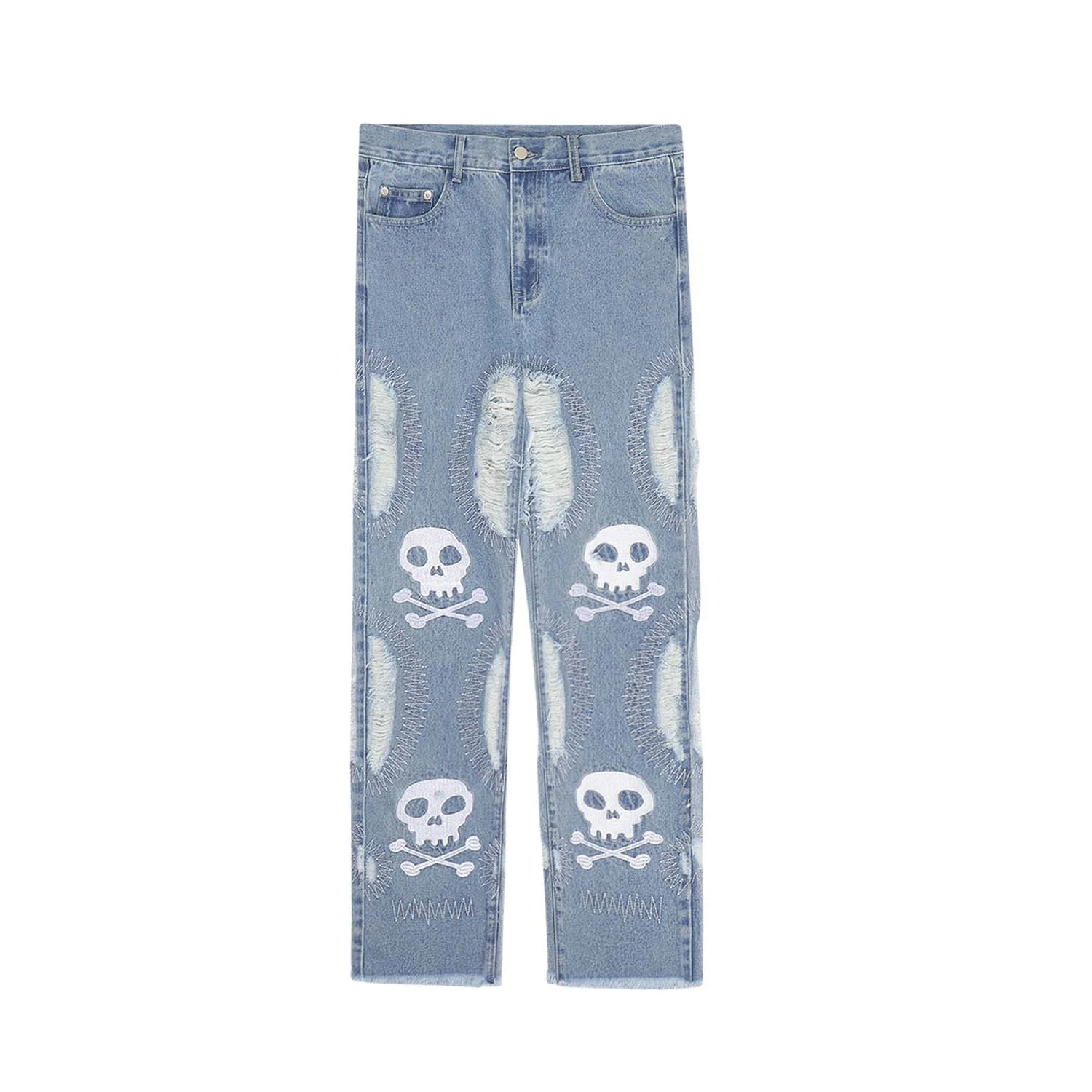 Title 10, Unisex Trendy Loose Straight Leg Pants for a co...