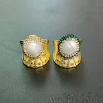 Anel Vintage com Pérola Natural Europeia e Americana, Eletroplaqueado e Durável. Adicione um toque de classe e sofisticação ao seu visual diário. — foto 3