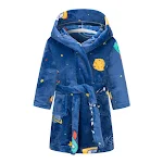 Kinder Flanell Nachthemd mit Cartoon-Druck. Kuschelig warm und bequem für erholsame Nächte. Ideal für kühle Schlafzimmer. — foto 1