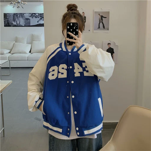 Title 50, Amerikaanse stijl baseball uniform jas voor dam...