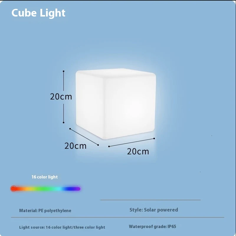 LED Stool Square Cube Light Waterproof – Illuminate any indoor or outdoor space with this versatile and stylish light. P — photo 4