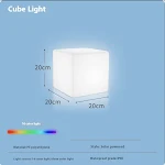 LED Stool Square Cube Light Waterproof – Illuminate any indoor or outdoor space with this versatile and stylish light. P — photo 4