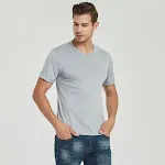 Grey Round neck