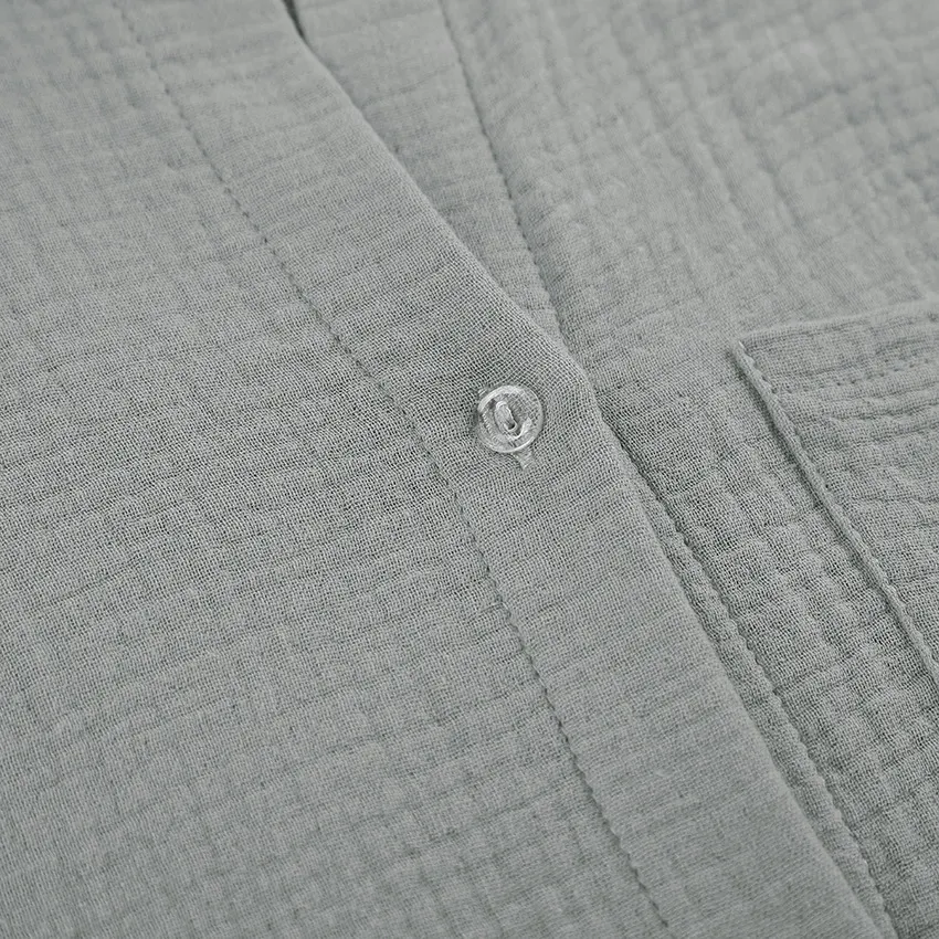 Title 15, Loose And Comfortable Double-layer Crepe Pajama...