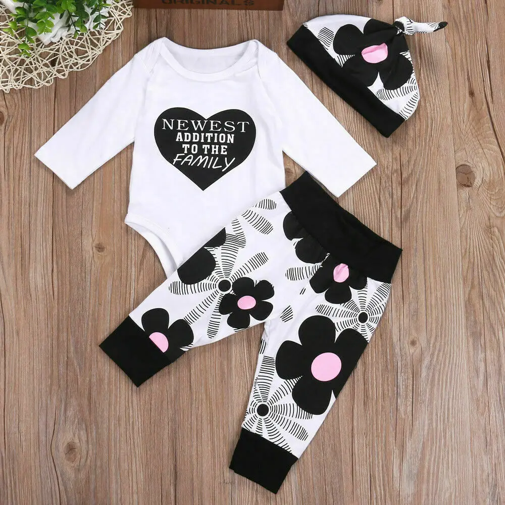 Title 9, Conjunto de tres piezas para niños con estampad...
