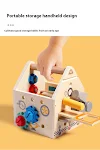 Children's Wooden Hand-held Repair Toolbox Puzzle Toy. Encourages creativity, fine motor skills, and practical learning. — photo 12