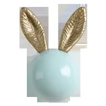Cute Rabbit Handle Ceramic Door Knob for Kids Room Closet Drawer. Modern minimalist design. Perfect for children's cupbo — photo 15