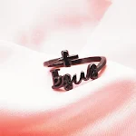 Cordão Ajustável Cruz Plus Jesus para trançar anéis Design religioso e customizável Ideal para criar joias personalizadas e exclusivas — foto 6