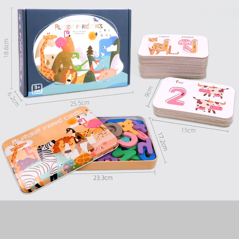Early Childhood Education Enlightenment English Card Matching Assembly Toys, a fun and engaging way to learn and build e — photo 7