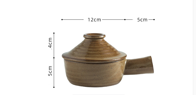 Title 1, Ceramic Milk Pot, Stoneware Household Clay Rice...