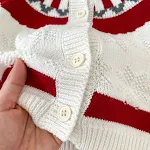 Macacão de malha com alças para crianças Casaco de malha, ideal para bebês e crianças pequenas. Confortável, quentinho e perfeito para o inverno. — foto 15