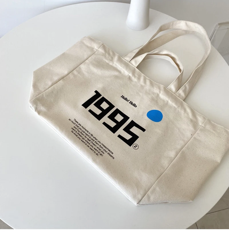 Title 1, Korean Version Large Capacity English Canvas Sh...