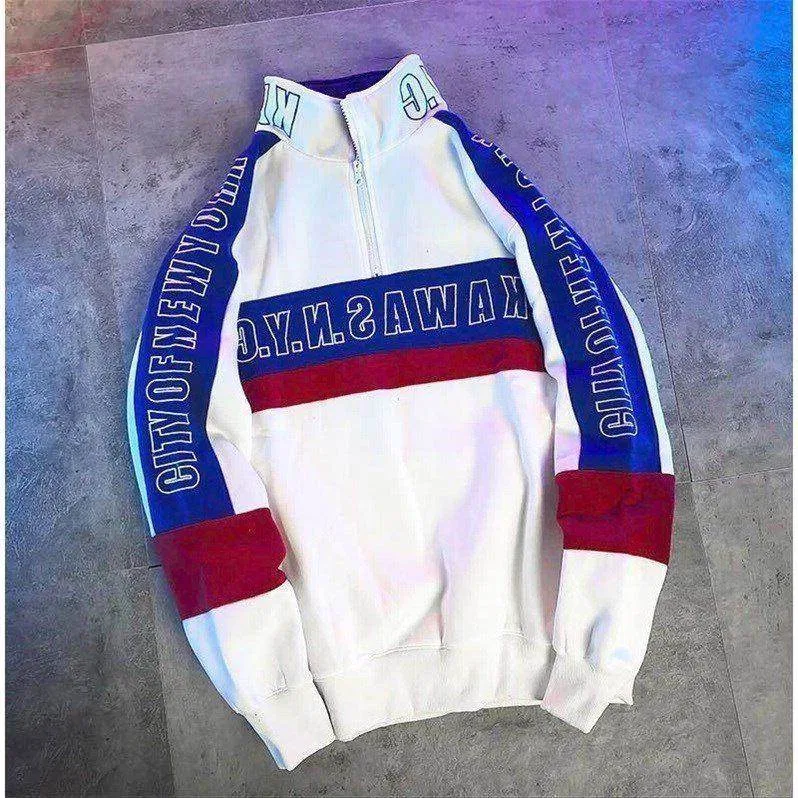 Title 1, Mens Stitched Sweater Korean Plush Loose High ...