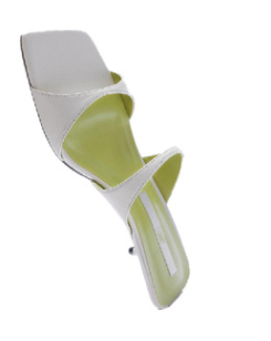 Title 3, Designer Shoes New White Kitten Heel Womens Sl...