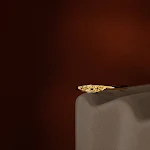 Anel de aço inoxidável com flor de nascimento de dezembro Celebre seu aniversário de dezembro com este anel especial e elegante. Presente único. — foto 3