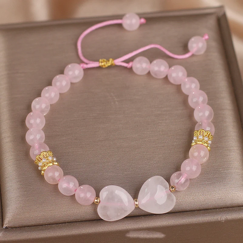 Pulseira Natural Love Tecida para Meninas Estilo Mori Uma pulseira encantadora, celebrando a beleza natural e o estilo único para meninas. — foto 10