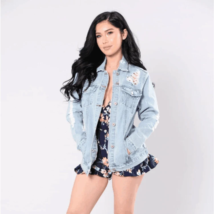 Title 5, Fashion Plus Size Denim Jack voor dames. Ontdek...