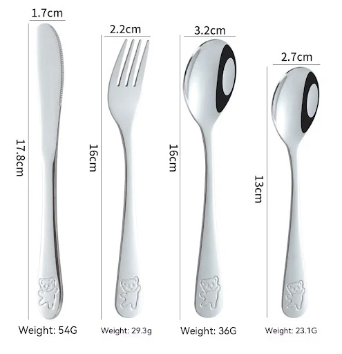 Title 1, 304 Stainless Steel Childrens Cartoon Bear Spo...
