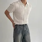 Modische Herren Sommer Hollow T-Shirt Vielseitig Atmungsaktiv & leicht Perfekt für warme Tage Stilvoll und bequem genießen Sie den Sommer — foto 4