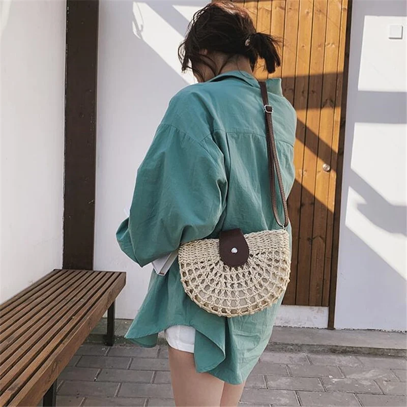 Title 2, Bolsa Pastoral Wind tecida, leve e espaçosa, id...