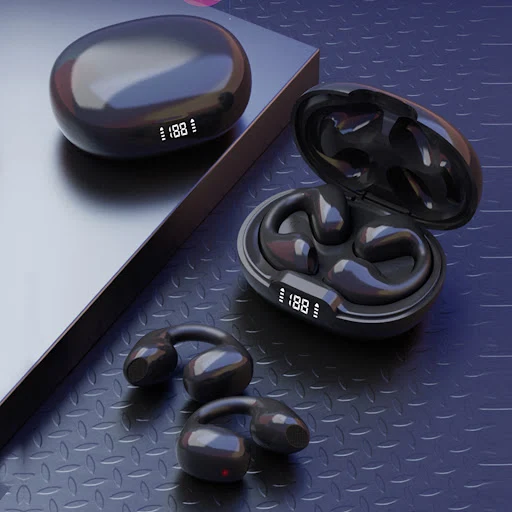 Title 6, Wireless Clip Ear Bluetooth Headset for Bone Co...